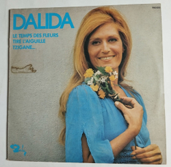 Винтажная виниловая пластинка LP Dalida Le Temps Des Fleurs (France 1974)