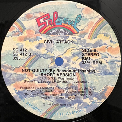 Civil Attack – Not Guilty (By Reason Of Insanity)