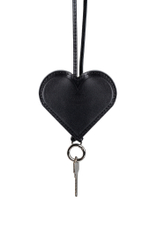 Подвеска-ключница Сердце BLACK