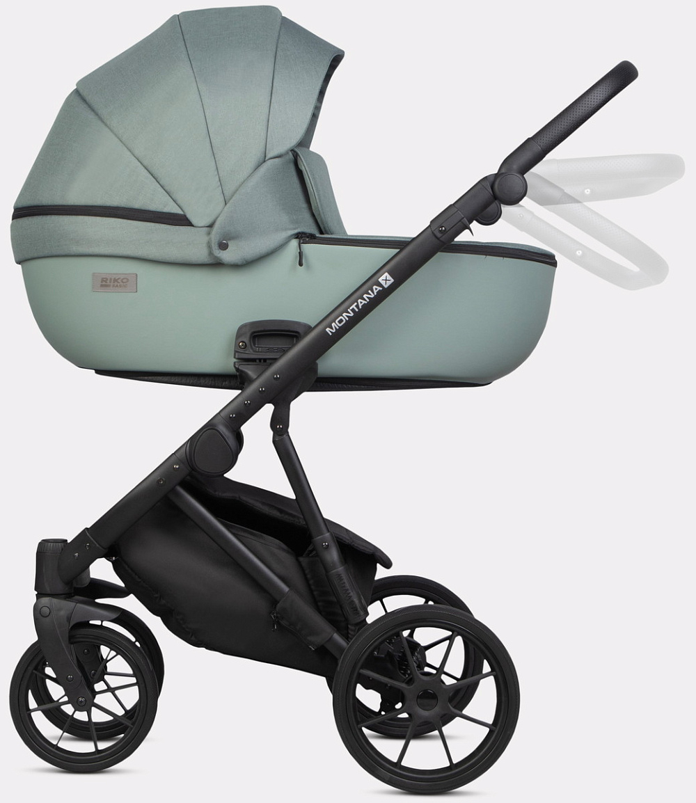 Детская коляска Riko Basic Montana Plus X 2 в 1 41 Green (зеленый)