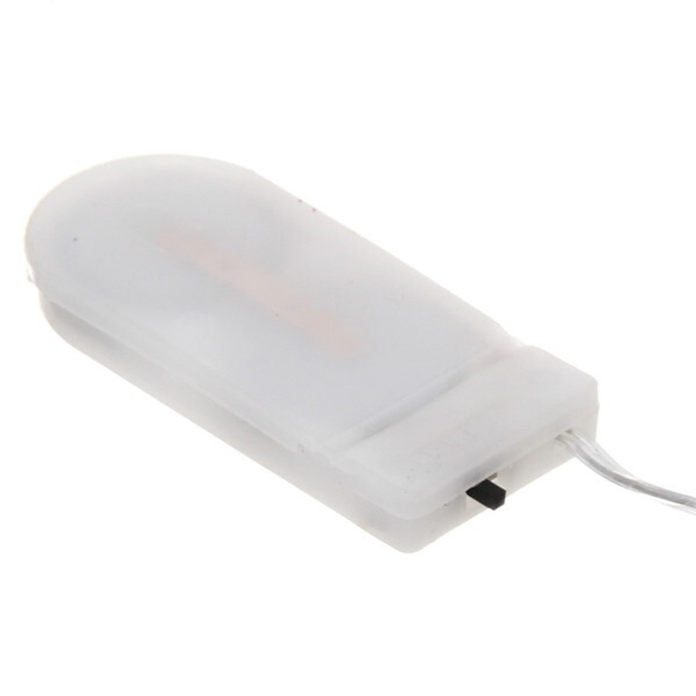 Гирлянда для дома ЛЕНТА ДЕКОРАТИВНАЯ «Морозные узоры» 2,0 м, 6 см (на батарейках), Золото (подсветка теплый белый)