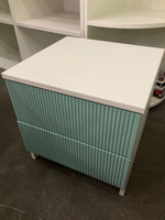 Тумба ТД 400.1 Лавис Белый софт/зеленый софт