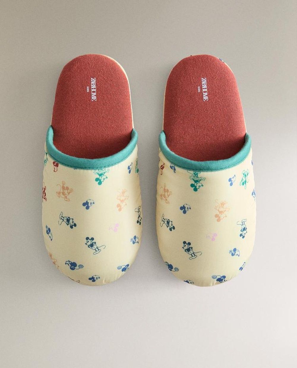 ZARA HOME ДЕТСКИЕ ТАПОЧКИ МИККИ И МИННИ ©DISNEY, ЖЕЛТЫЙ