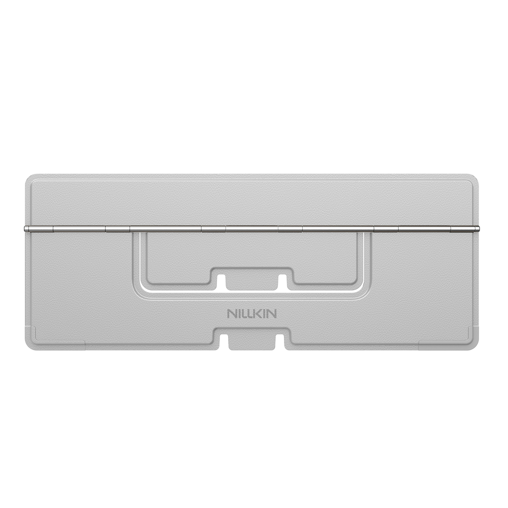 Тонкая складная подставка серого цвета от Nillkin для ноутбука, серия DualWing Adhesive Laptop Stand