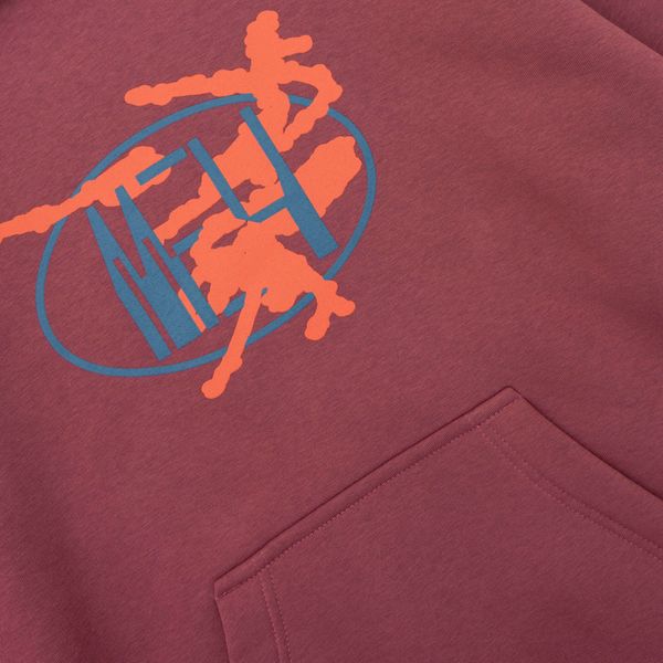 Худи FW22 Warm Topo Бордовый - фото 3