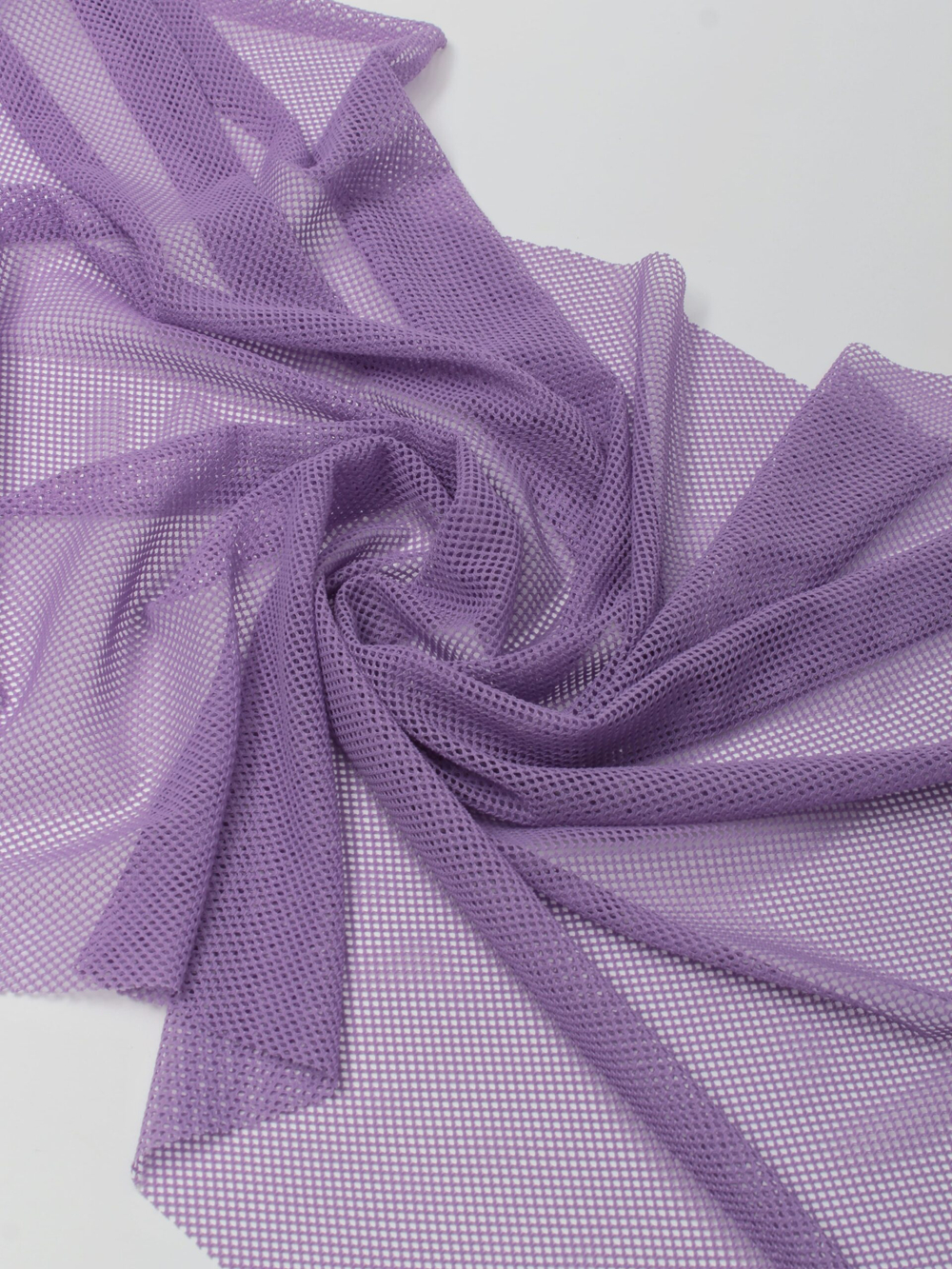 Сетка эластичная яркая лаванда КРУПНАЯ ЯЧЕЙКА метражом