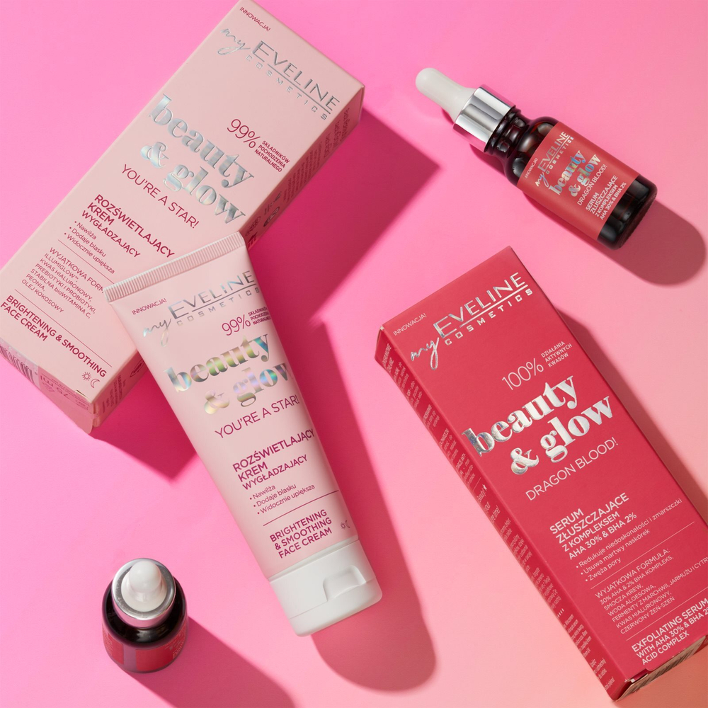 Eveline Cosmetics Beauty & Glow You're A Star! - разглаживающий и осветляющий крем /   75  ml  / GTIN 5903416028109