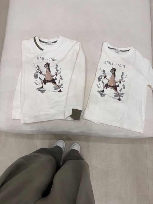 ФУТБОЛКА ЖЕНСКАЯ БРИНИТ МОЛОЧНЫЙ КОНЬ-ОГОНЬ