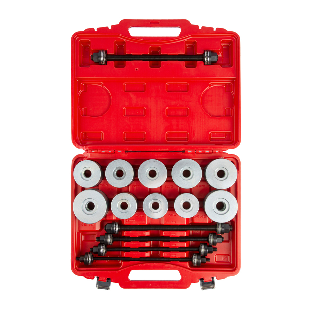 WDK-214920 Съемник сайлентблоков набор оправок, 24 предмета