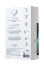 Вакуум-волновой клиторальный стимулятор и вибратор Dolphin (Цвет: бирюзовый)