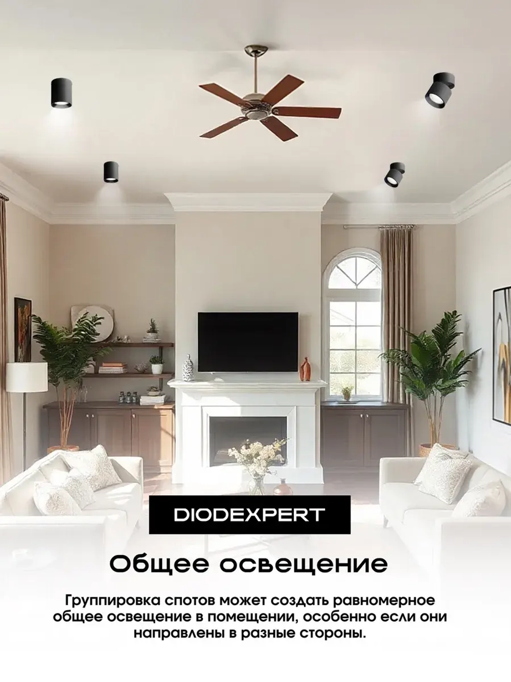 Спот светильник потолочно-настенный