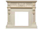 Каминокомплект Corsica - Слоновая кость с патиной (Ширина 1100) с очагом Majestic FX M Brass
