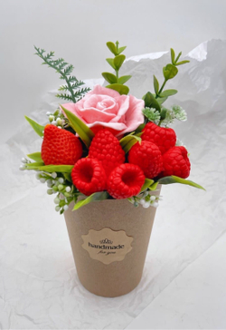 мыльные цветы