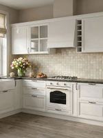 Кухонный модуль угловой 80х35х72, Вестфалия, 2 полки, массив березы, белый, Dipriz