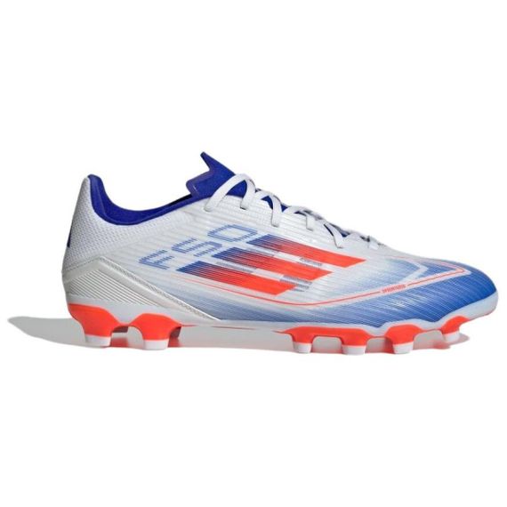 Футбольные бутсы Adidas F50 League Низкие Белые/Темно-Красные/Прозрачные Мужские