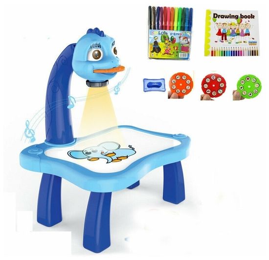 Детский проектор Projector Painting 24 Pattern синий