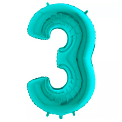 Цифра "3" тиффани