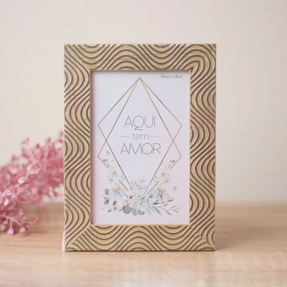 Фоторамка 10*15см «Верона» песочный, пластик