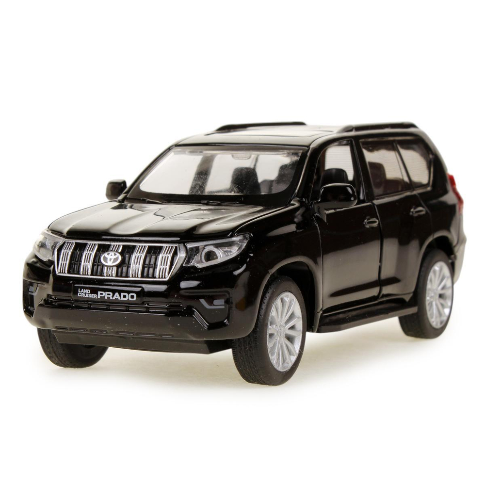 Модель ин. мет. "Toyota Land Cruiser Prado" свет-звук 15см, двери, коробка SB-68482BL (Технопарк)