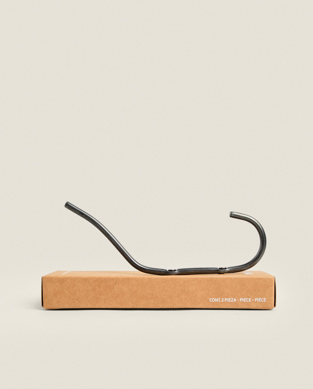 Zara Home крючок для ванной комнаты, нержавеющая сталь, чёрный · 9538/517