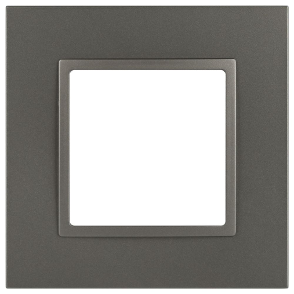 Рамка для розеток и выключателей ЭРА Elegance 14-5011-16 Classic, на 1 пост, титан