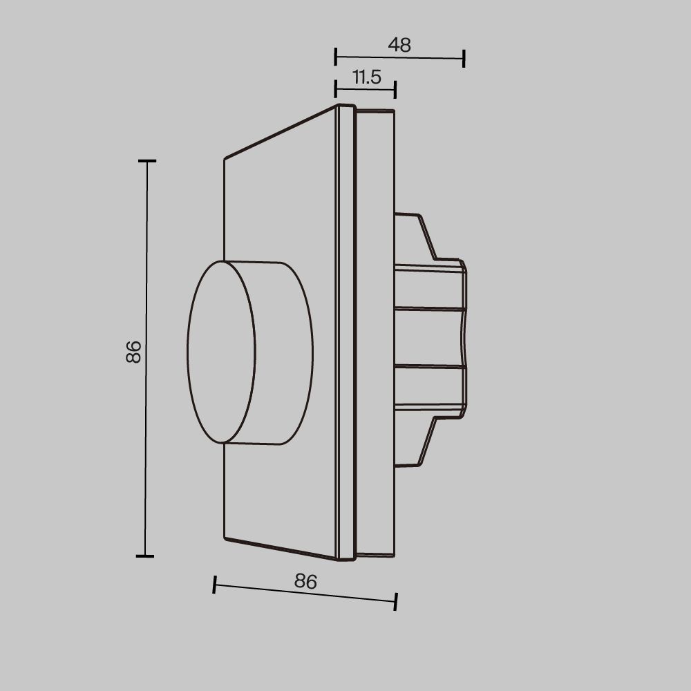 Роторная панель управления Lighting control 711027