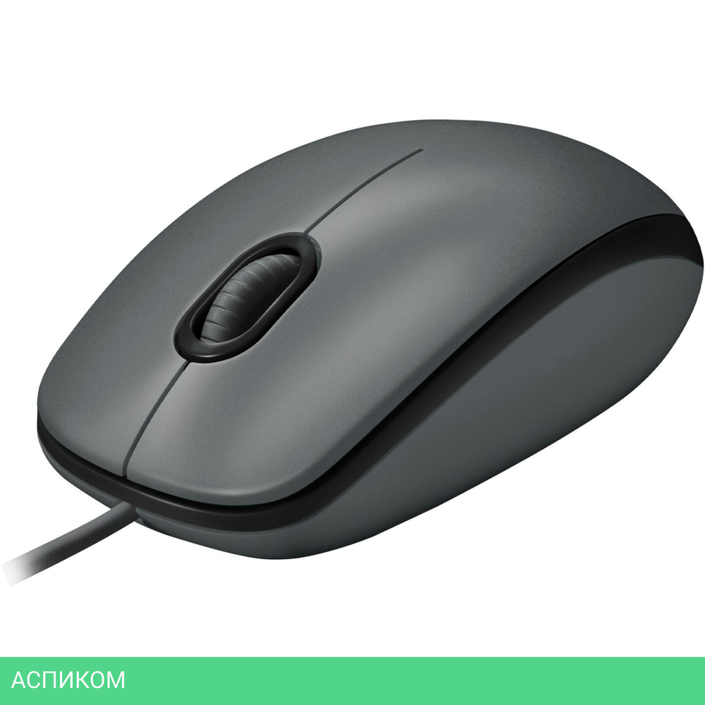 Мышь Logitech Mouse M100 черный (910-006652)