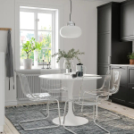 Кухонный стол - DOCKSTA/TOBIAS IKEA/ ДОКСТА/ТОБИАС ИКЕА, 103 см, белый