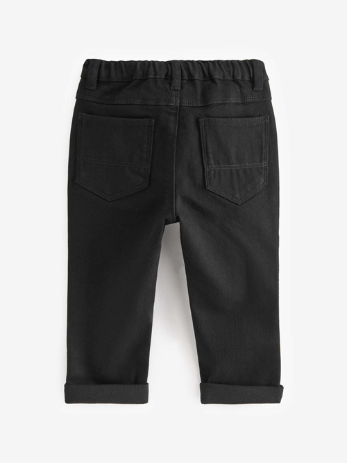 Джинсы стрейч для мальчика Next D42-359, Черный