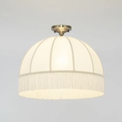 Citilux Базель CL407031 Подвесной светильник бронза с бежевым абажуром