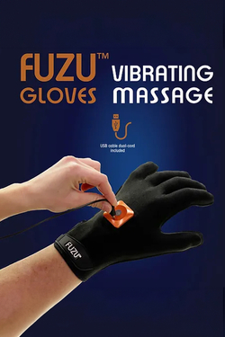 Fuzu Vibrating massage glove - Виброперчатка для массажа, левая