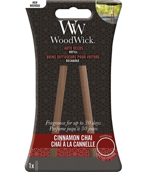 Чай с корицей, палочки для ароматизатора в авто, WoodWick