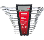 НАБОР КЛЮЧЕЙ КОМБ. MATRIX 6-22ММ CRV МАТОВЫЙ ХРОМ 12ШТ 15412