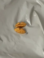 Серьги Lips, Золотой