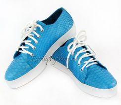 Кеды из кожи питона SH-8