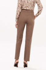 31191 Брюки женские (коричневый клетка)