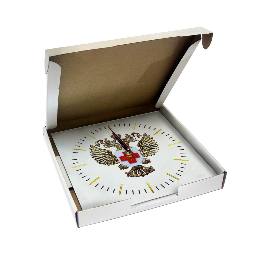 Настенные часы "Эмблема Здравоохранения 02 48" Декор для дома, подарок