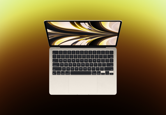 Ноутбук Apple MacBook Air 13.6" (M2, 8 Gb, 512 Gb SSD) Старлайт (MLY23)