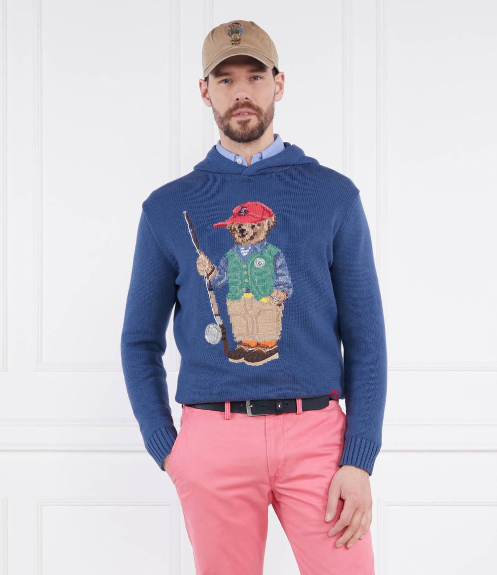 Свитер POLO RALPH LAUREN - голубой(710899223)