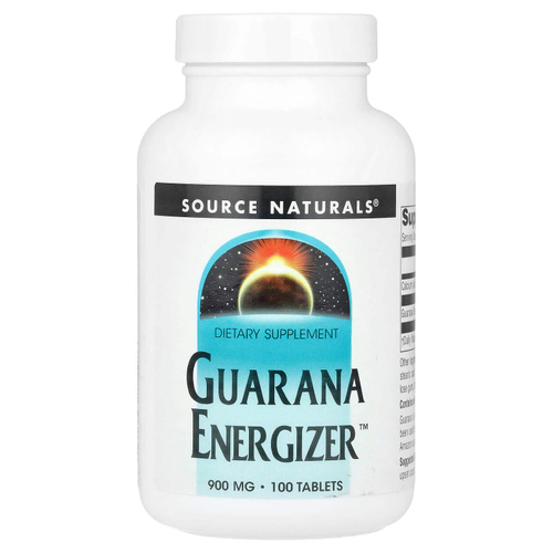 Source Naturals, Guarana Energizer™, 100 таблеток
