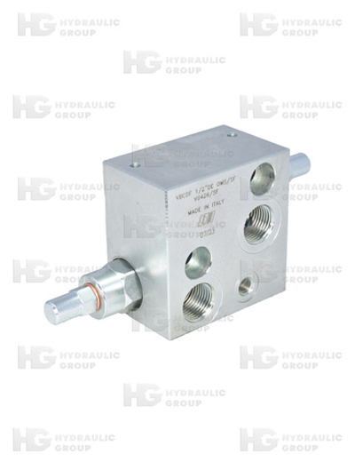 Тормозной клапан двухсторонний VBCDF 1/2" DE SF OMS