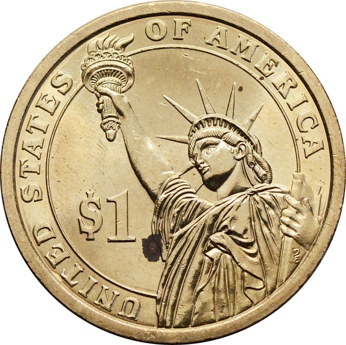 1 доллар (dollar) 2007 P США «Президент США - Джордж Вашингтон (1789-1797)»