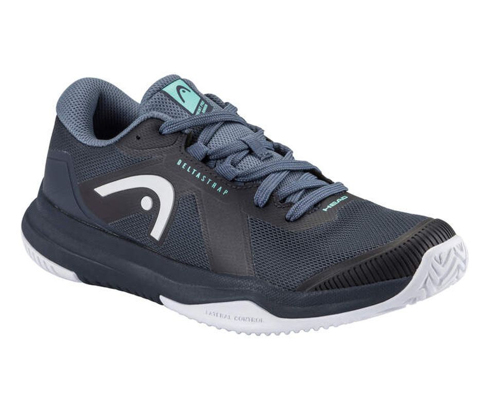 Детские теннисные кроссовки Head Sprint Pro 4.0 - blueberry/teal