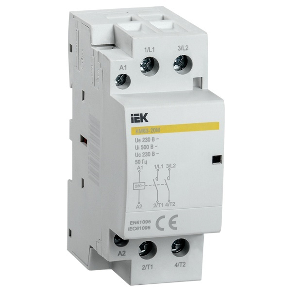 Контактор модульный IEK MKK11-63-20