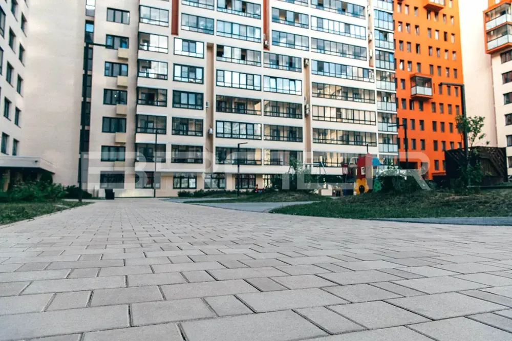 Тротуарная плитка Braer Старый город Ландхаус, Серый, 80 мм