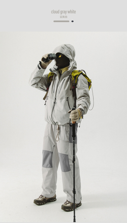 Куртка NOTHOMME BLUE “Snow Rider” Outdoor Triple-Protection Warm, Cold-Resistant, Wear-Resistant White Goose Down Taped Ski Jacket