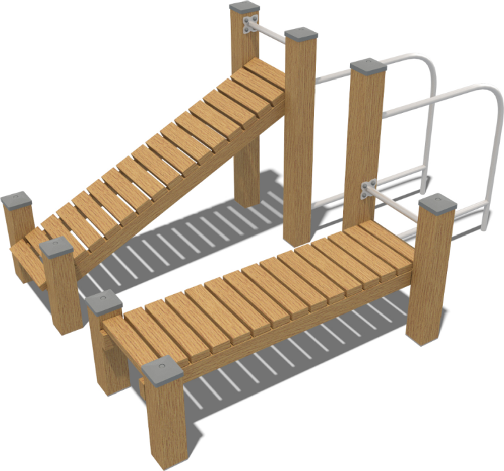 Скамьи гимнастические с брусьями ФК100.00
