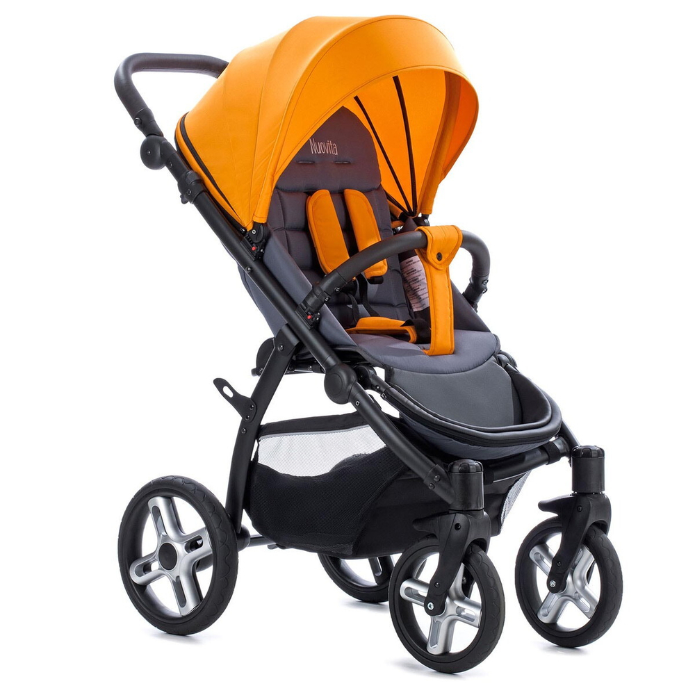 Прогулочная коляска Nuovita Modo Terreno Arancione grigio / Оранжево-серый