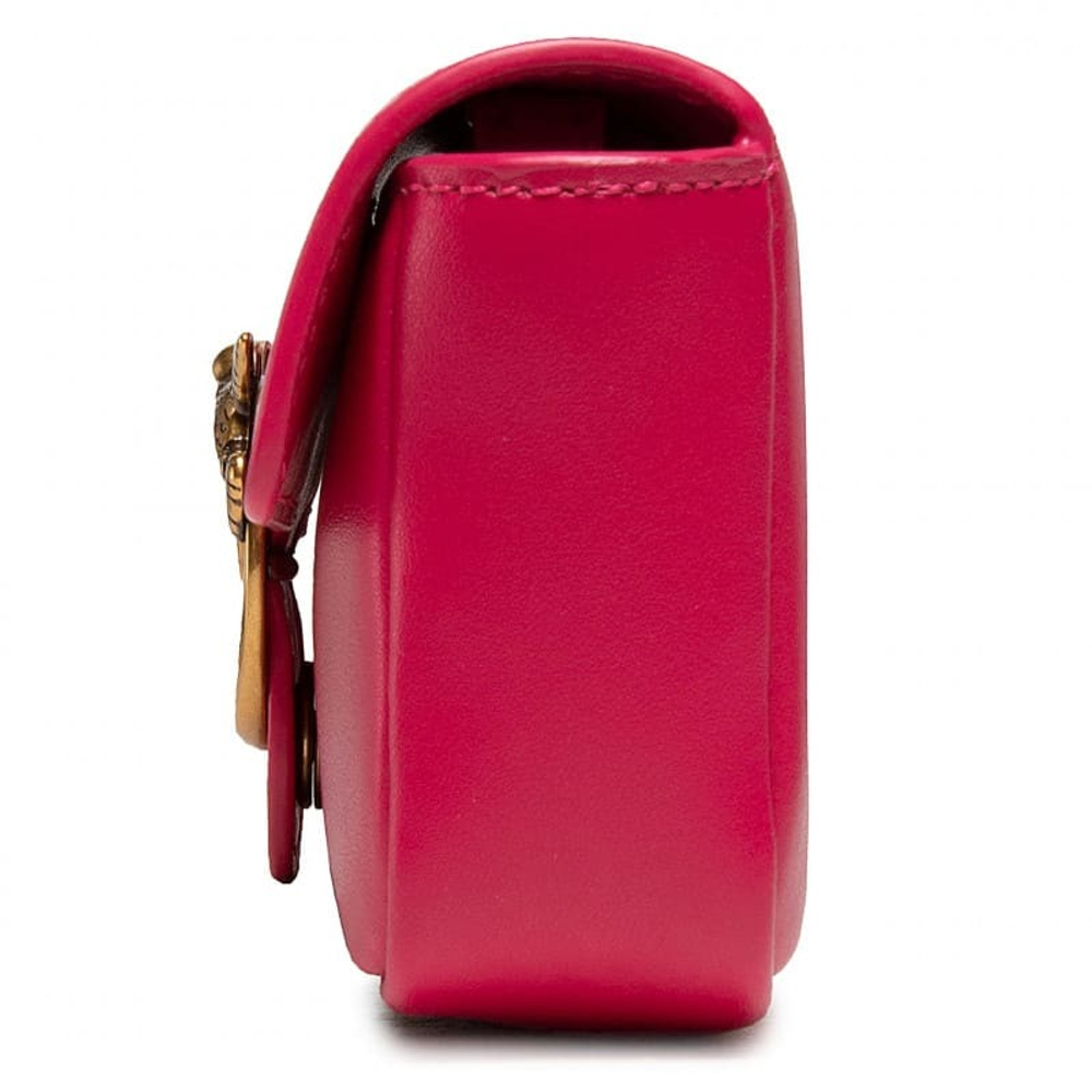 LOGO-PLAQUE MINI BAG - pink