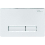 Комплект унитаза с инсталляцией BelBagno Due BB3103CHR/SC/BB002-80/BB018-GV-BIANCO с сиденьем Микролифт и Белой клавишей смыва